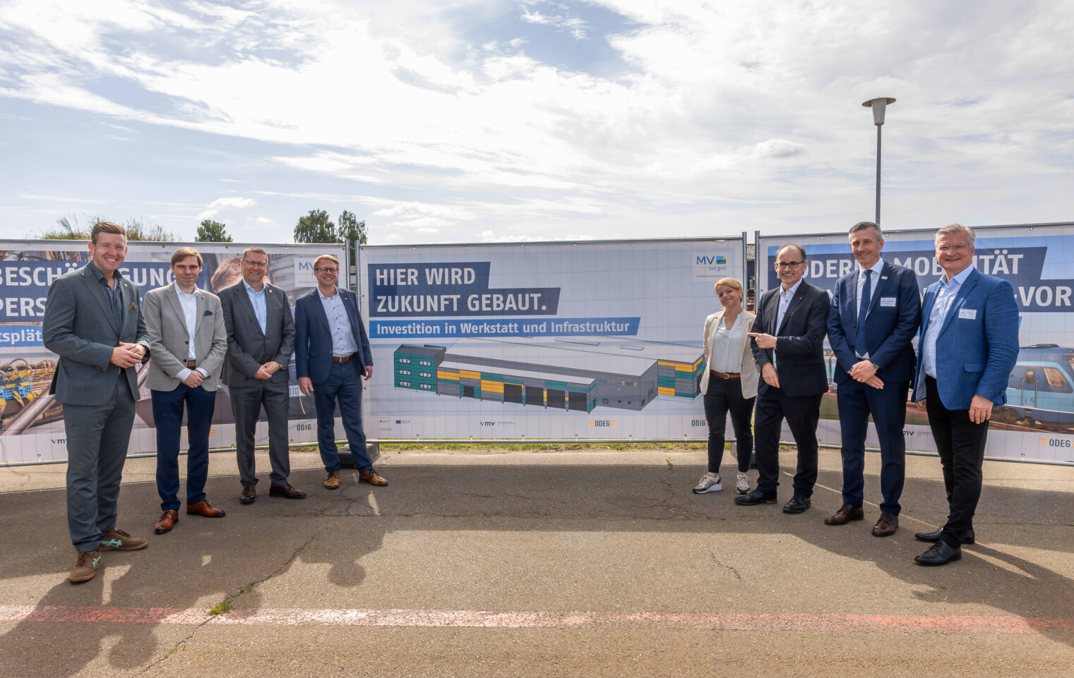 Land Mecklenburg-Vorpommern fördert Werkstattausbau am ODEG-Gründungsstandort Parchim